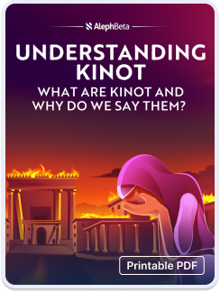 Understanding Kinot — printable PDF